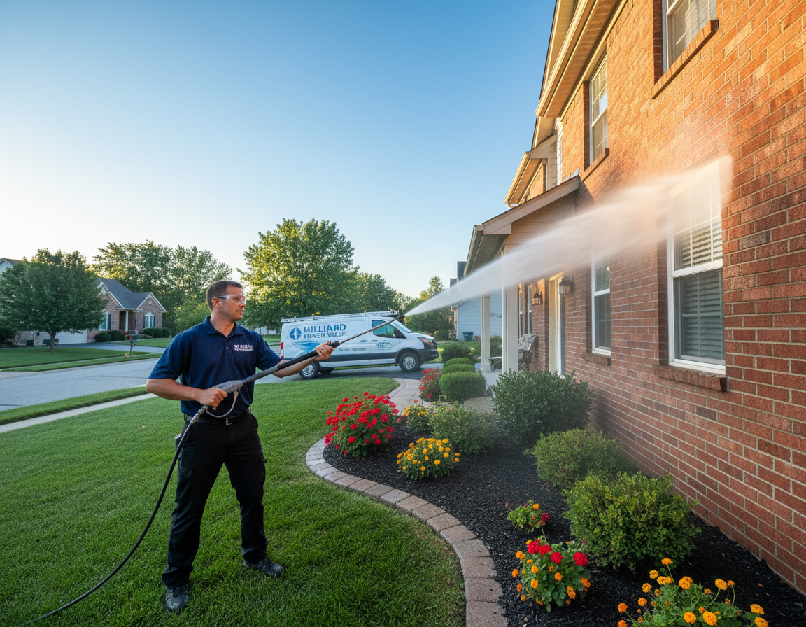 Pressure Washing Pavers in Hilliard Oh